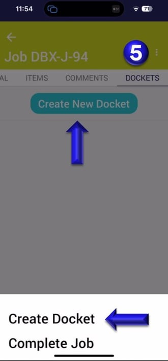 Create New Docket