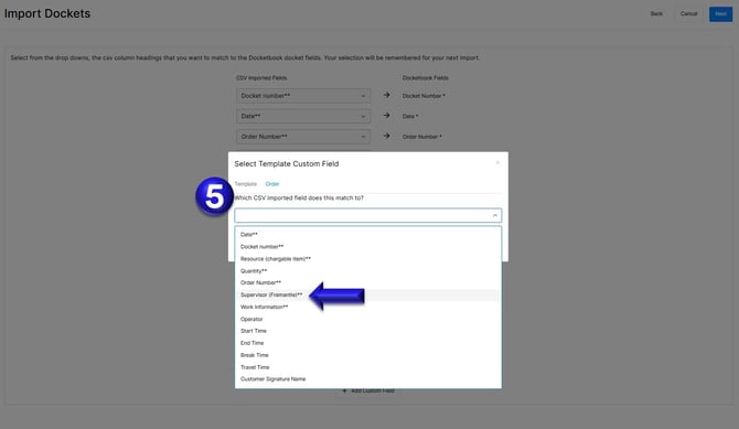 Custom Field Select