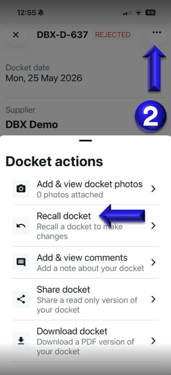 Docket Actions