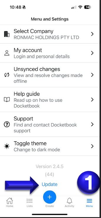 Menu Settings