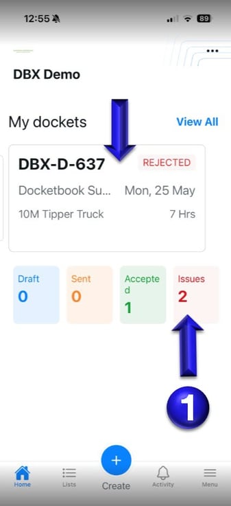 Rejected Dockets