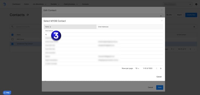 Select MYOB list-1